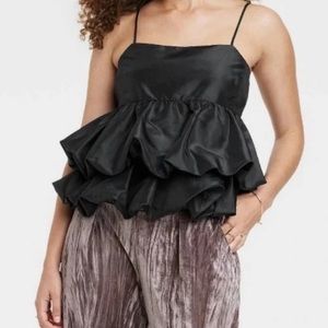 A New Day Tiered Bubble Tanktop